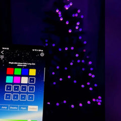 Luces de navidad con colores unicos